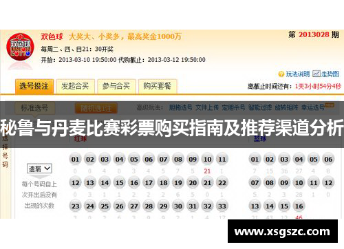 秘鲁与丹麦比赛彩票购买指南及推荐渠道分析